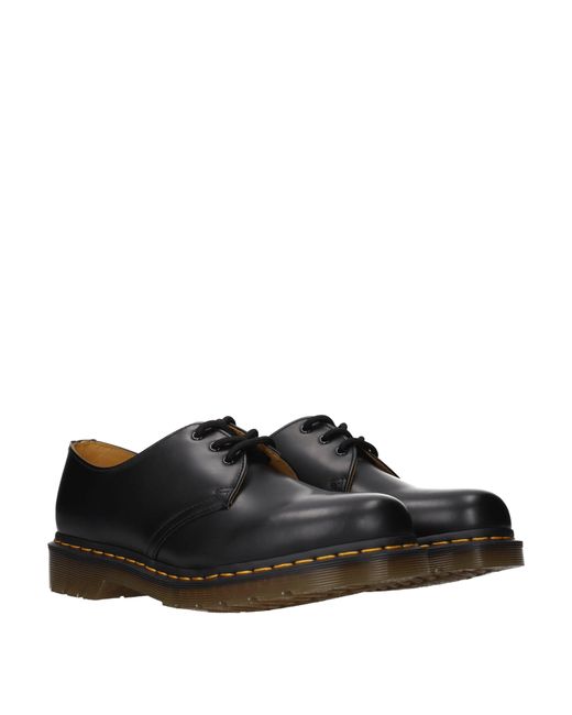 Dr. Martens Black Dr. Martens Derby 1461 Leather