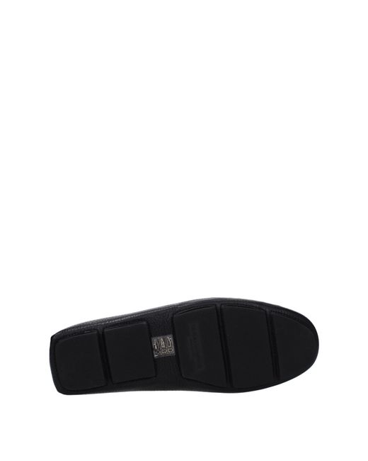Dolce & Gabbana Black Dolce&Gabbana Moccasins Leather
