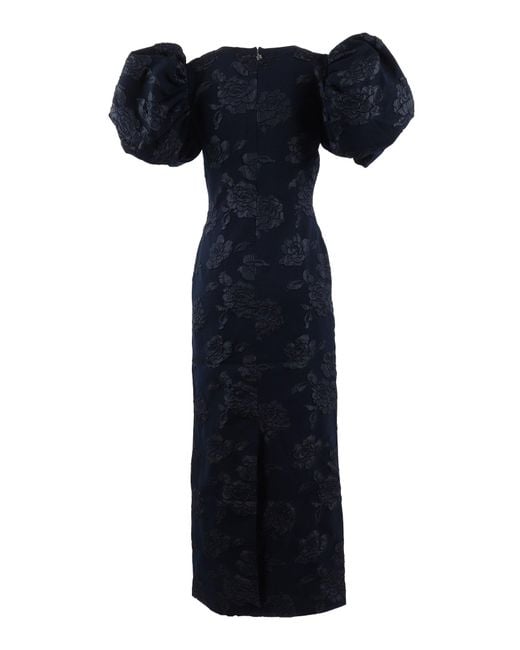 ROTATE BIRGER CHRISTENSEN Blue Ruby Long Dress