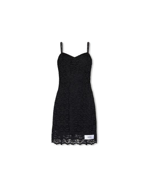 Dolce & Gabbana Black Laces Mini Dress