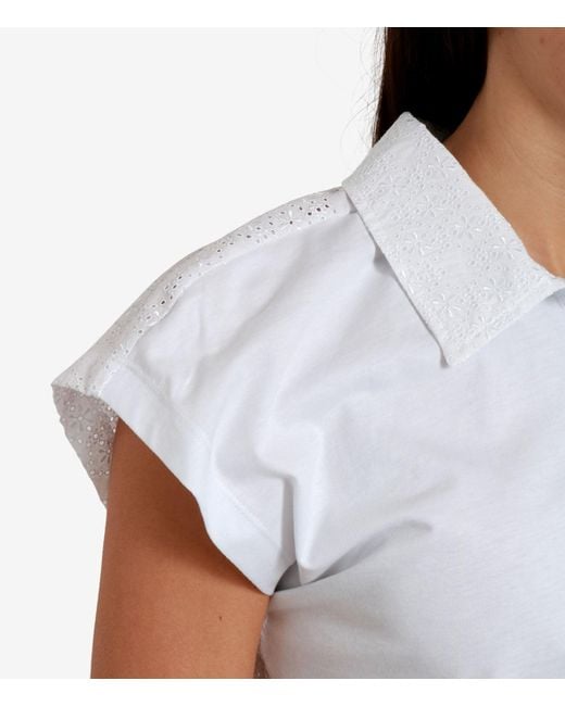 MSGM T-shirts En Polo's Wit in het White