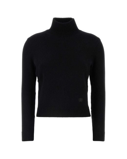 Balenciaga Black Wool Blend Sweater