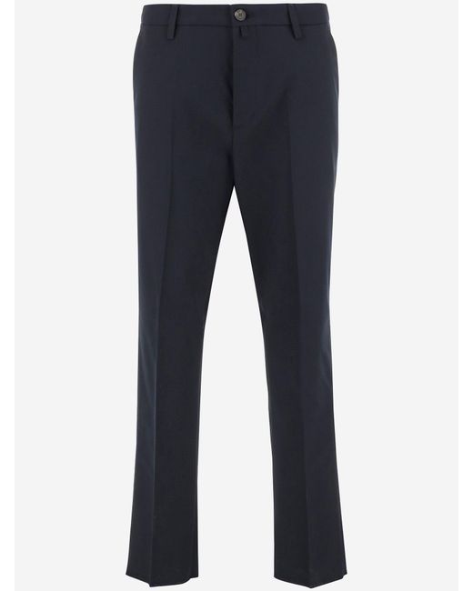 Jacob Cohen Stretch Cotton Blend Broek in het Blue voor heren
