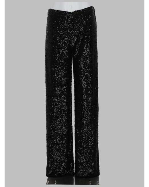 P.A.R.O.S.H. Black P. A.R. O.S. H. Sequin Wide-Leg Pants