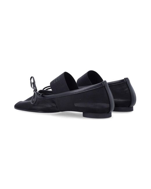 MM6 by Maison Martin Margiela Blue Flache Schuhe schwarz