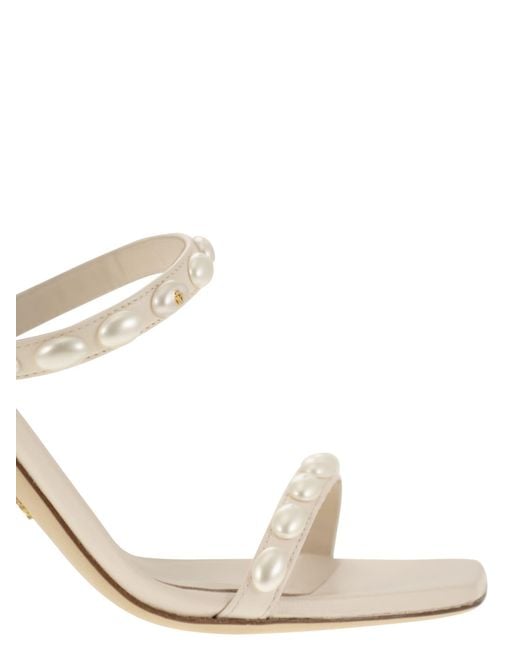 Stuart Weitzman White Pearlita