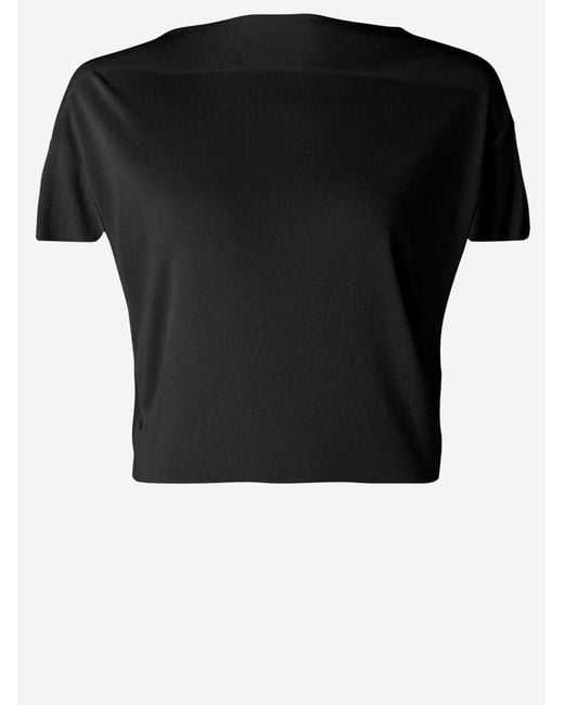 Jacquemus Black T-Shirt Viscose Blend