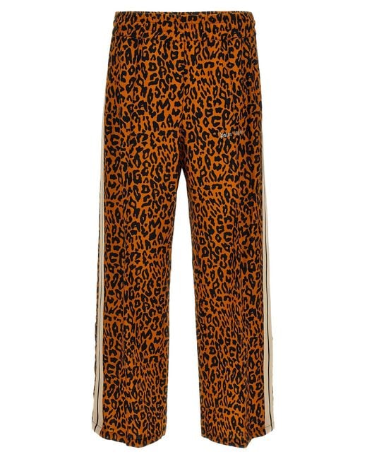 Palm Angels 'Cheetah Track' Joggers in Brown für Herren