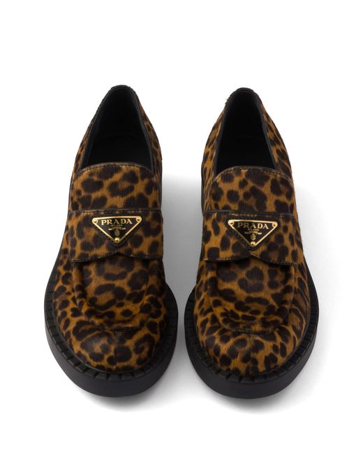 Prada Brown 50Mm Chocolate Loafers