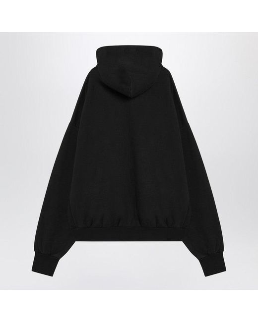 Fear Of God Black Hoodie With University Logo for men