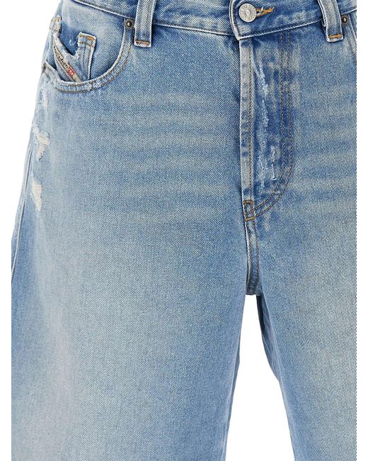 DIESEL Blue Regular-Short Calzoncini for men