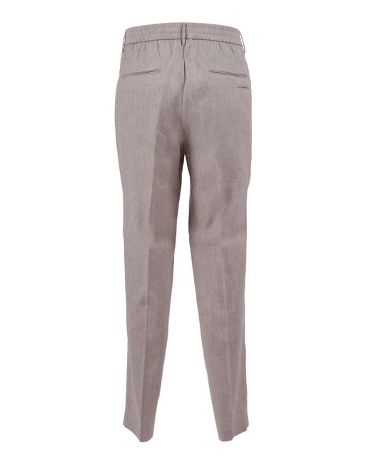 Peserico Gray Trousers