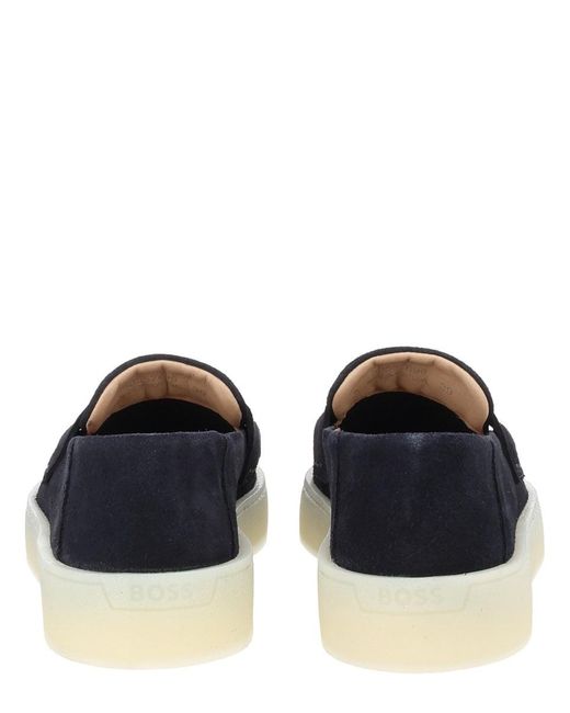 Boss Blue Mocassino "kieran" for men