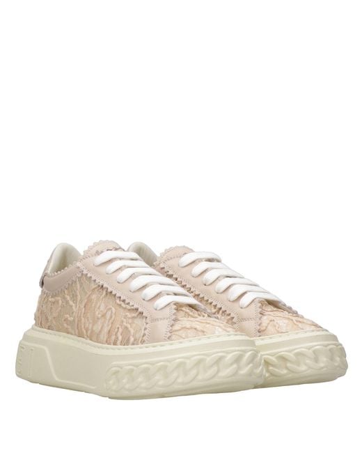 Casadei Natural Sneakers