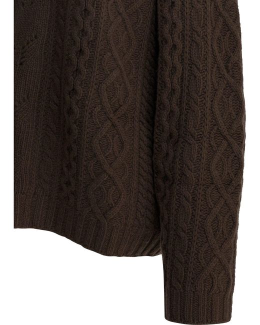 Sandbeige Brown Strickwaren