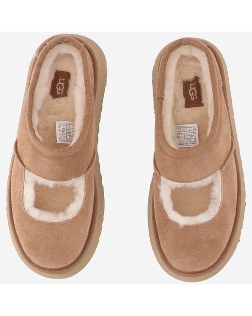 Ugg Brown Flat Shoes Lana