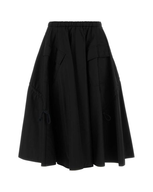 Prada Black Re-Nylon Skirt