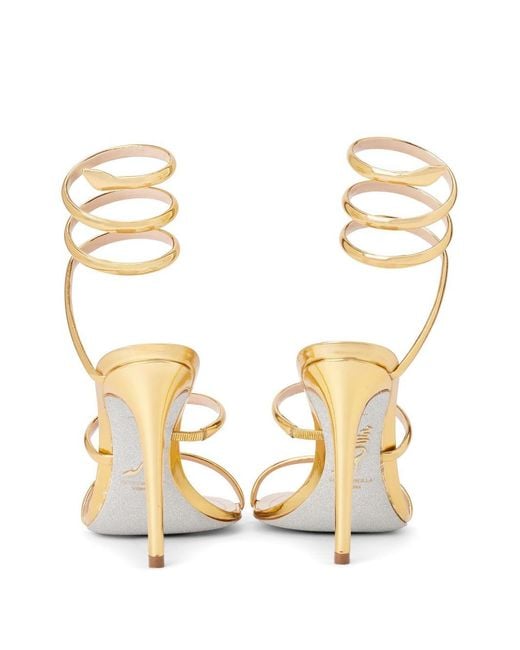 Rene Caovilla Metallic Cleo Sandalen