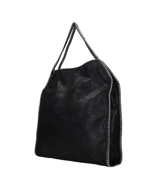Stella McCartney Black Stella Mc Cartney Falabella Handbags Eco Suede