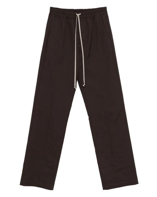 Rick Owens Black Dietrich Drawstring for men