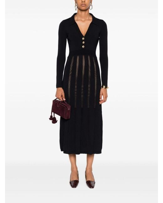 Twinset Black Doppelte Kleider schwarz