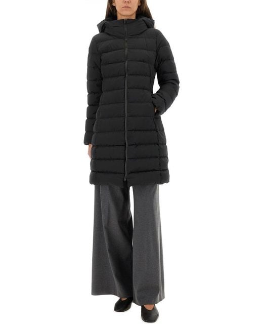 Herno Black Two-Layer "Windstopper" Parka