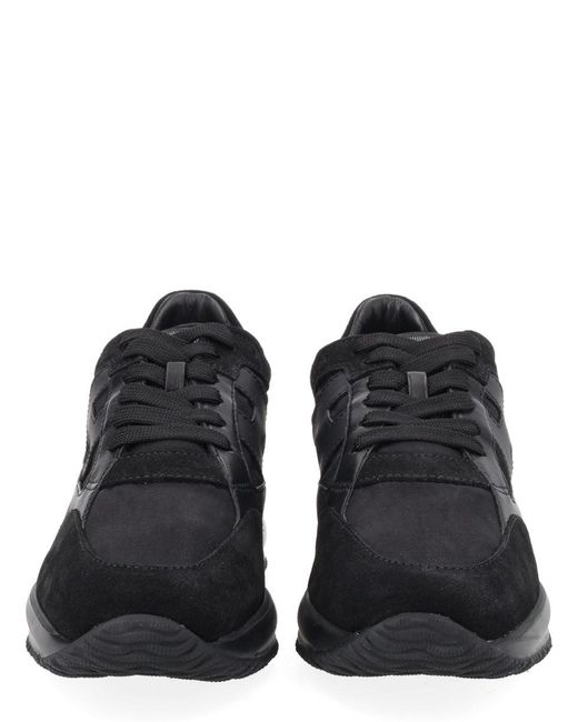 Hogan Black Interactive Sneaker