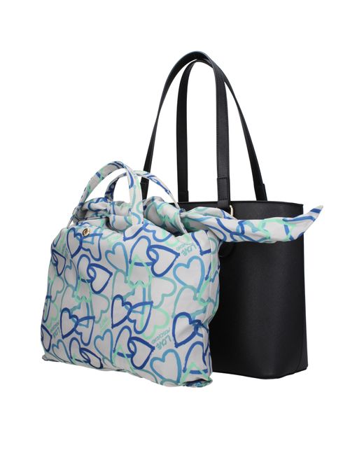 Love Moschino Black Liebe Moschino -Umhängetaschen Frauen Polyurethan schwarz