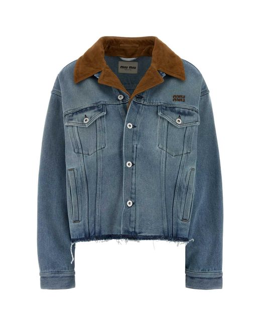 Miu Miu Blue Denim Jacket