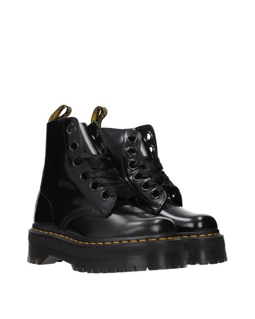Dr. Martens Black Dr. Martens Stivaletti Donna Pelle Nero for men