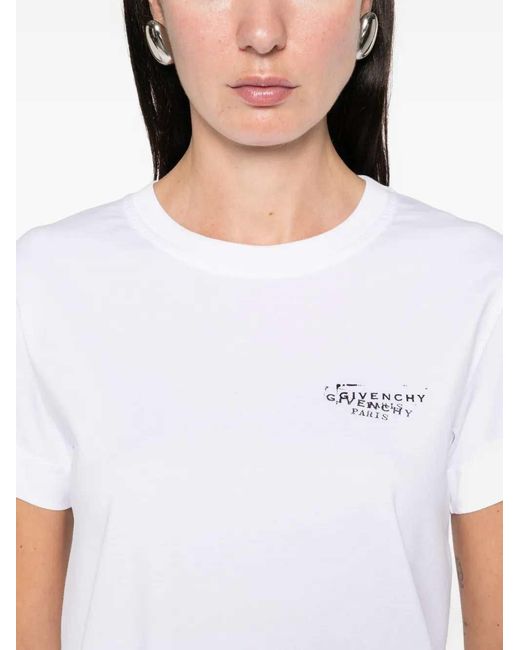 Camiseta con logo de Givenchy de color White