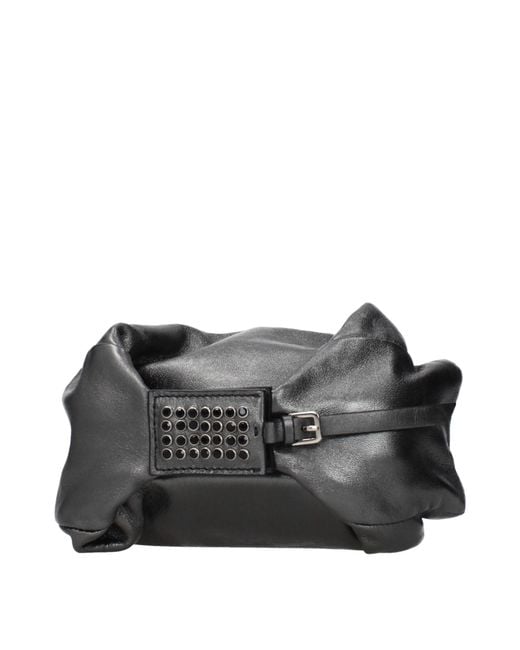 MINOBOSSI Black Joy Handbags Leather/Gunmetal