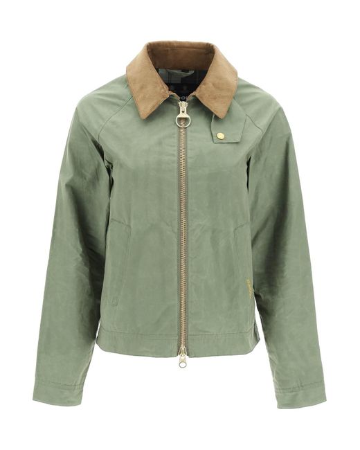 GIACCA 'CAMPBELL' CON EFFETTO VINTAGE di Barbour in Green