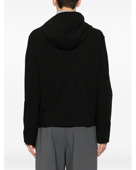 Emporio Armani Black Nylon Blouson Jacket