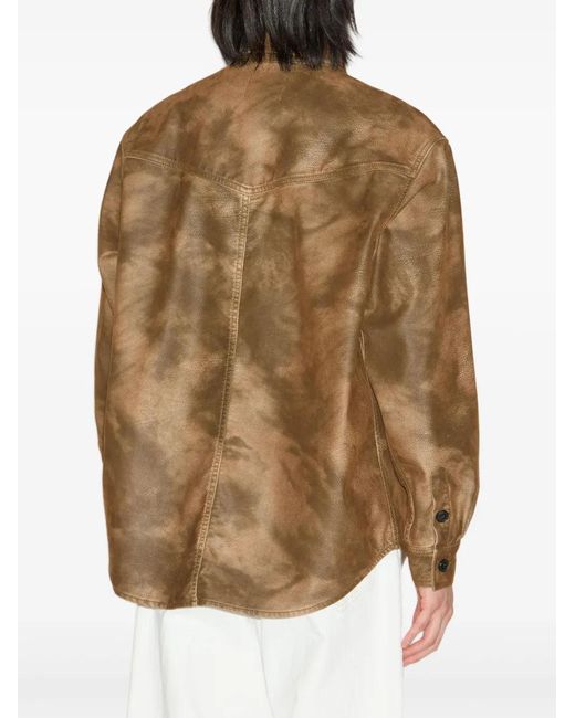Isabel Marant Brown Kadrian Shirt for men