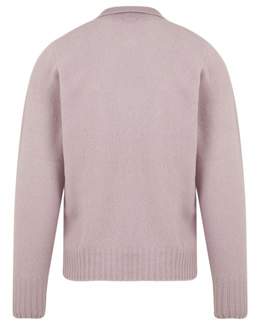 Drumohr T Shirts En Polos Grijs in het Pink voor heren