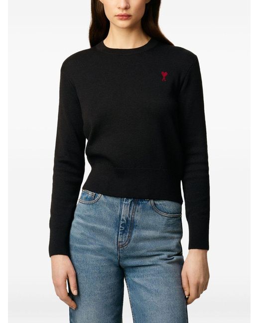 Ami de Coeur Pull AMI en coloris Black