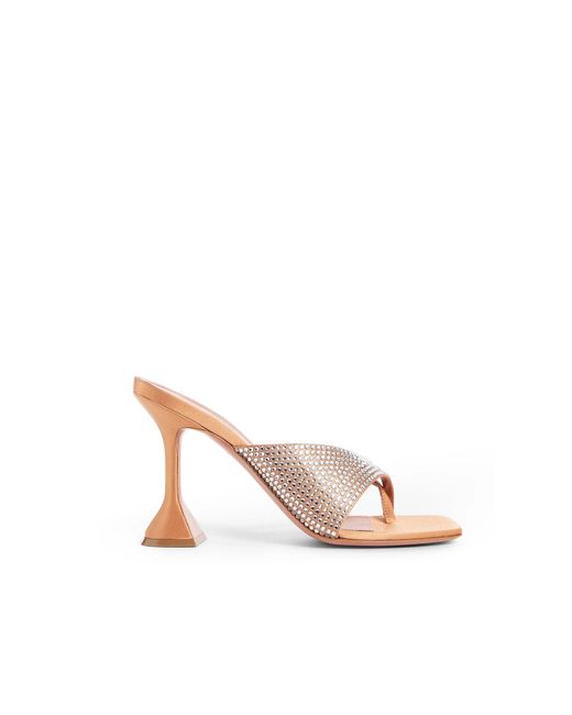 Amina Mu I Shiona Slipper Crystals 95 mulas AMINA MUADDI de color Pink