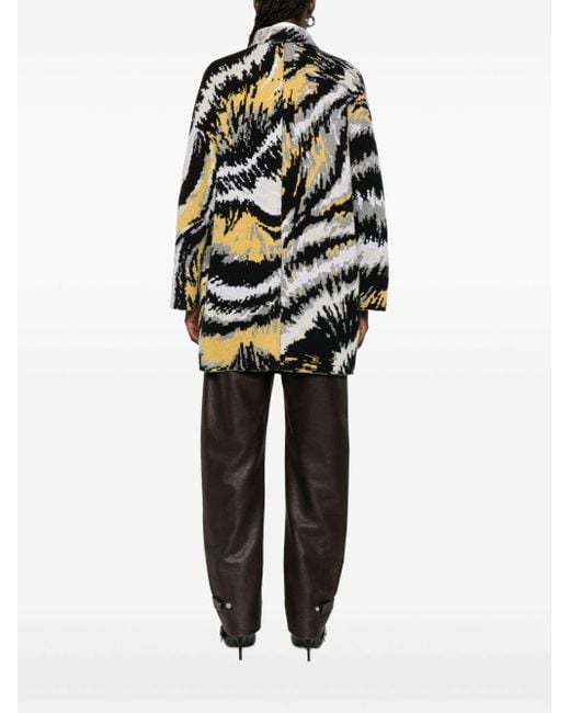 Missoni Black Wool Caban Mantel
