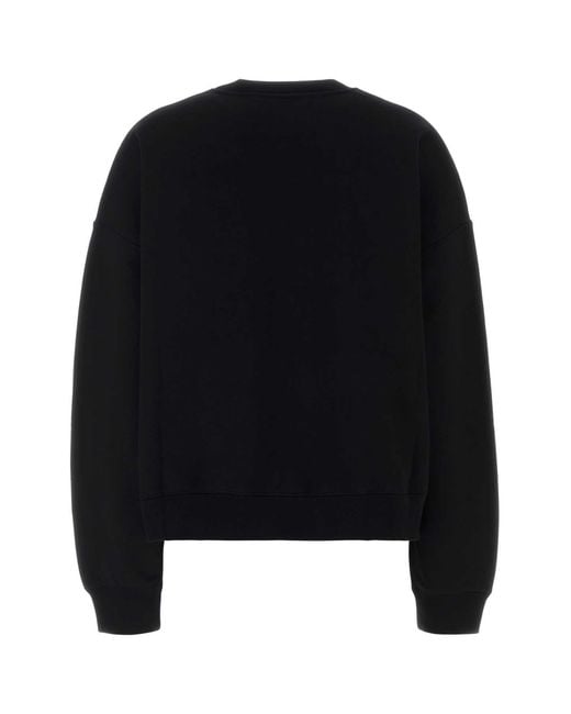 Gucci Black Cotton Oversize Sweatshirt