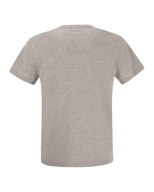 Polo Ralph Lauren Polo Bear Custom Slim Fit T -shirt in het Gray voor heren