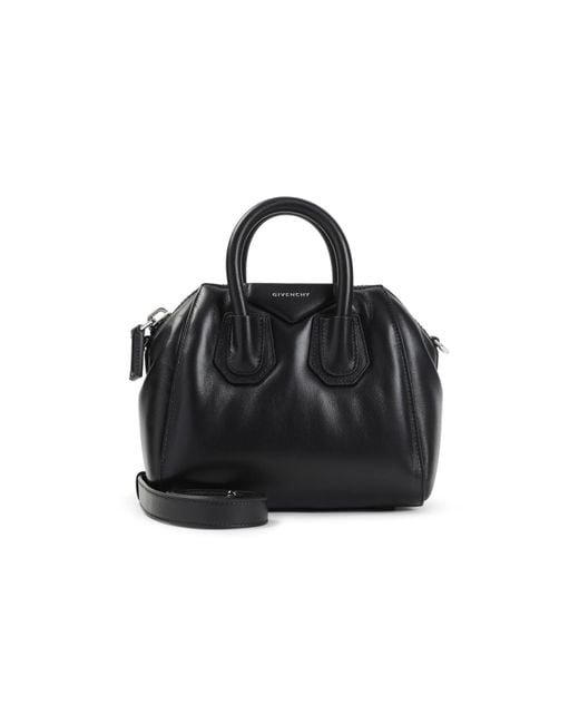 Givenchy Black Mini Antigona Bomber Bag