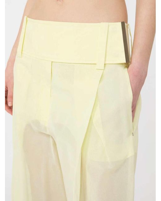 Sportmax Black Spsfavetta Trousers With Inserts
