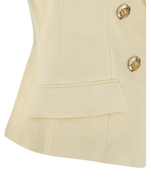 Balmain Natural And Coin' Vest