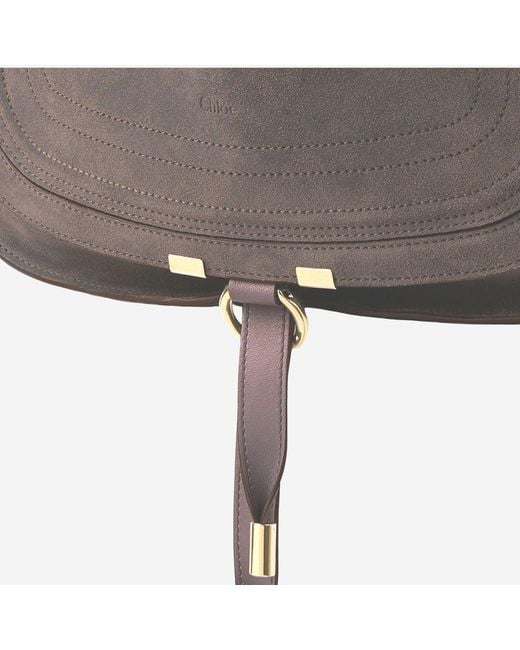 Chloé Brown Suede Shoulder Bag