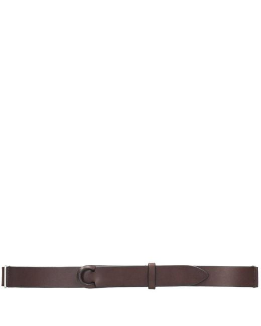 ORCIANI NOBUCKLE Brown Belts