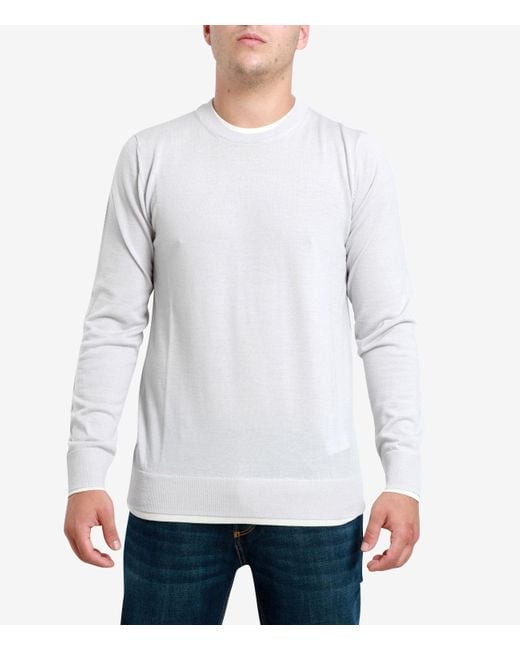 Paolo Pecora White Sweaters for men