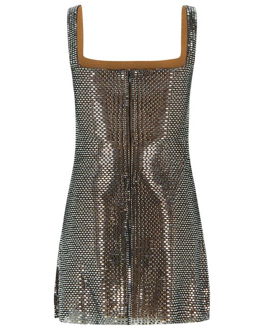 Self-Portrait Multicolor Self Portrait 'Rhinestone' Polyester Dress