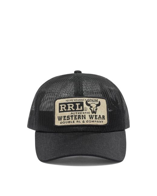 RRL Black Polyester Hat