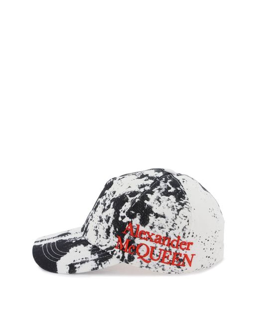 Baseball imprimé CAP avec broderie de logo Alexander McQueen pour homme en coloris Multicolor